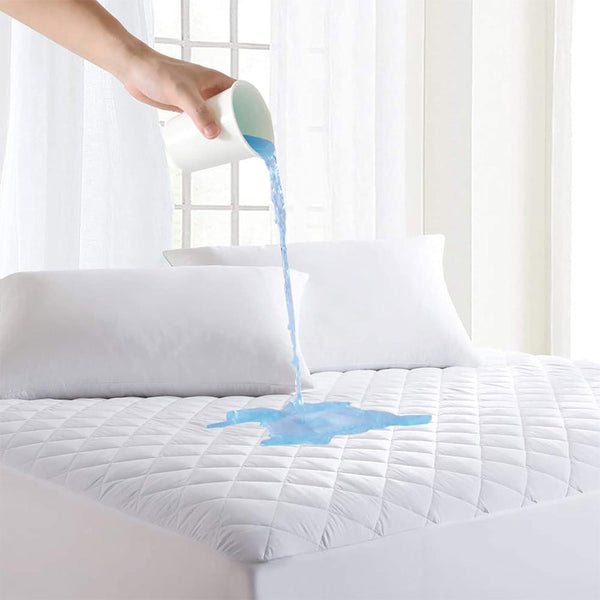 100% WATERPROOF QUILTED MATTRESS PROTECTOR